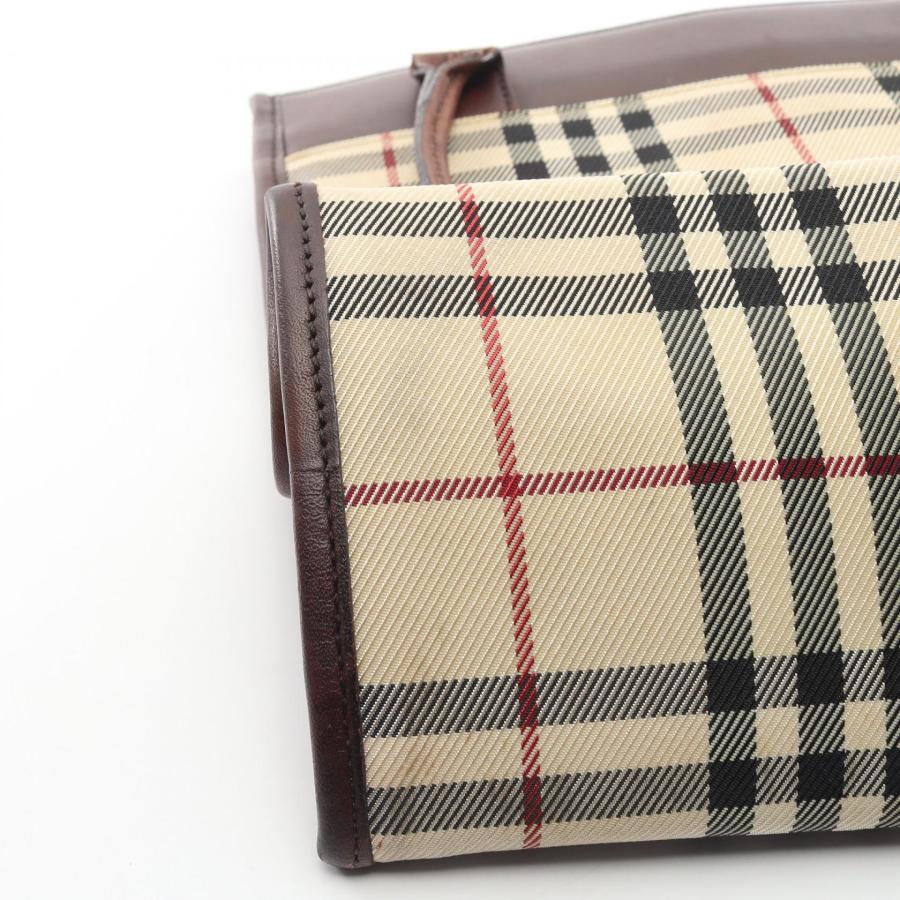 BURBERRY（バーバリー） ノバチェック ブランドオフ キャンバス トート