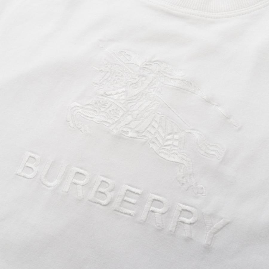 BURBERRY（バーバリー） ロゴ刺繍 ブランドオフ コットン 半袖Tシャツ