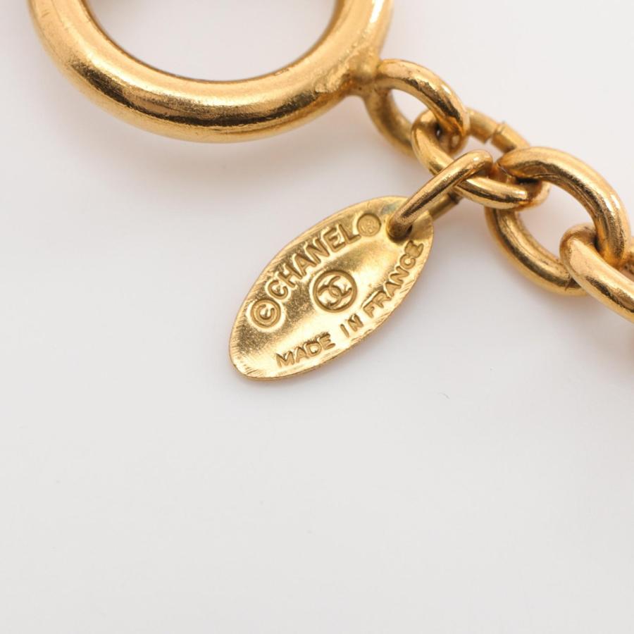 【 CHANEL 】  GP ゴールドネックレス シャネル(Chanel) シャネル ネックレス ココマーク GPメッキ ゴールド