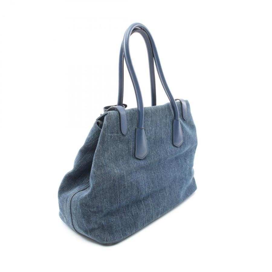プラダ デニムトートバッグ PRADA（プラダ） ブランドオフ デニム トートバッグ デニムキャンバス