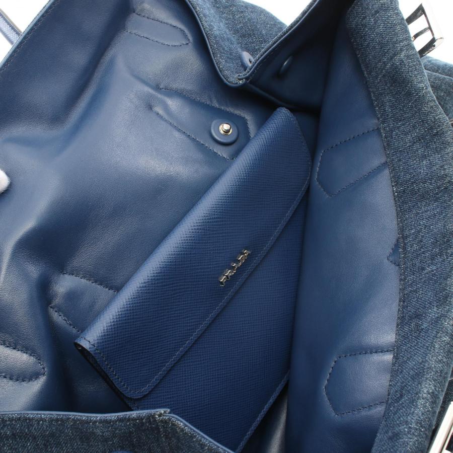 PRADA（プラダ） ブランドオフ デニム トートバッグ デニムキャンバス