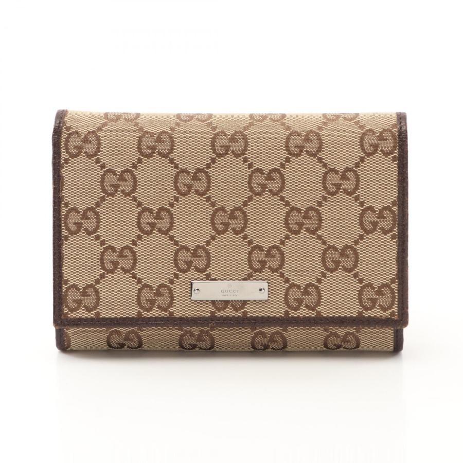 GUCCI グッチ GGキャンバス ブランドオフ キャンバス 二つ折り財布  