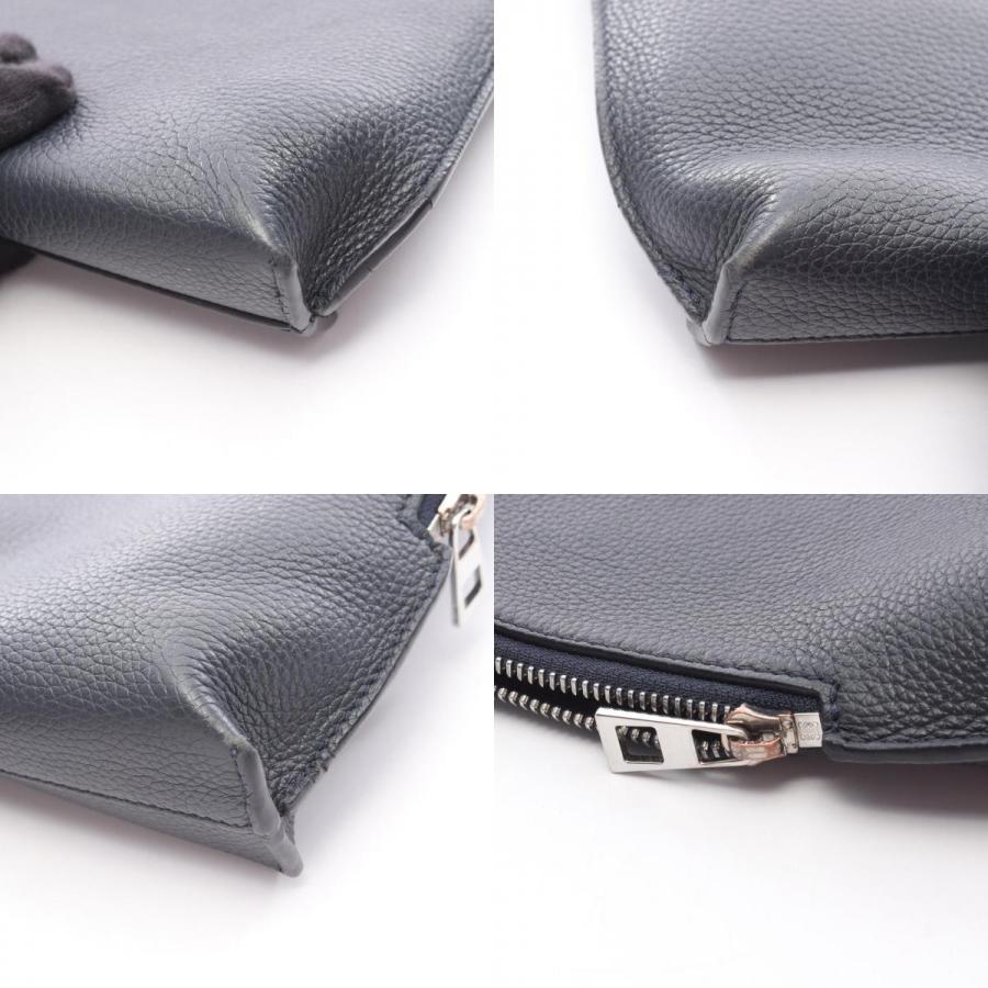 LOEWE（ロエベ） アナグラム ブランドオフ レザー セカンドバッグ