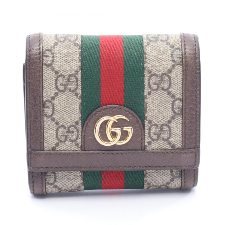 GUCCI グッチ 二つ折り財布 オフィディア GG ウォレット シェリーライン GUCCI（グッチ） オフィディア GG ウォレット シェリーライン ブランド
