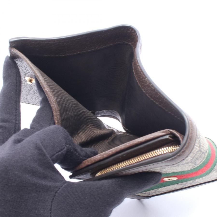 GUCCI オフィディア GG ウォレット シェリーライン 二つ折り財布 レザー GUCCI（グッチ） オフィディア GG ウォレット シェリーライン ブランド