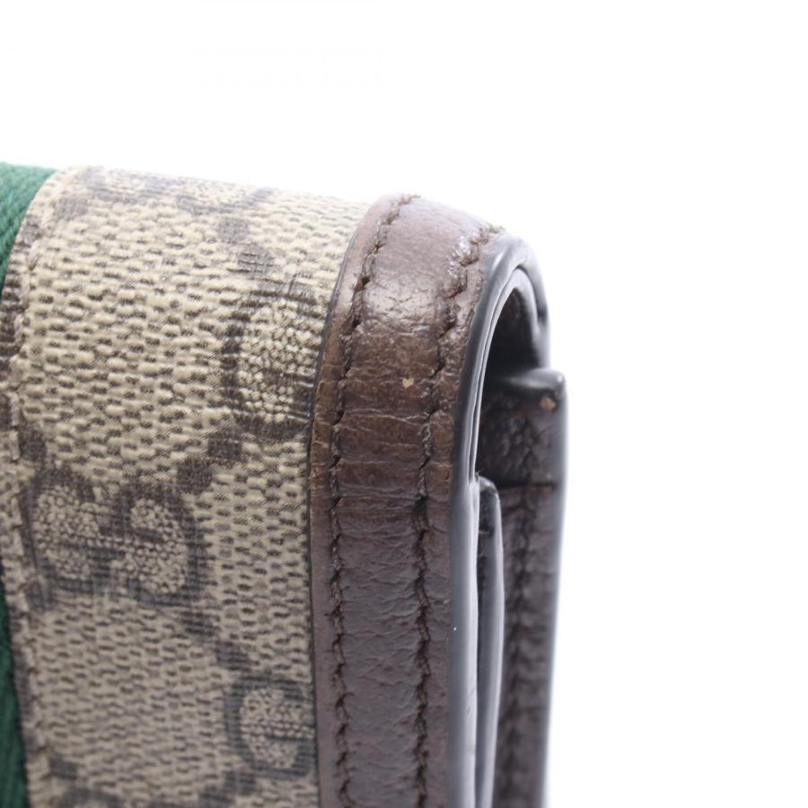 GUCCI オフィディア GG ウォレット シェリーライン 二つ折り財布 レザー GUCCI（グッチ） オフィディア GG ウォレット シェリーライン ブランド