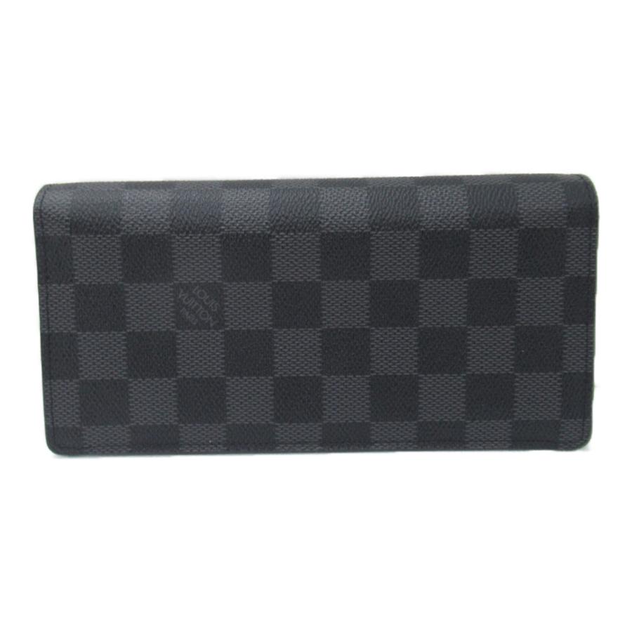 【美品】 ルイ ヴィトン ダミエ グラフィット ポルトフォイユ ブラザ　長財布 LOUIS VUITTON（ルイ・ヴィトン） ポルトフォイユ ブラザ ブランドオフ