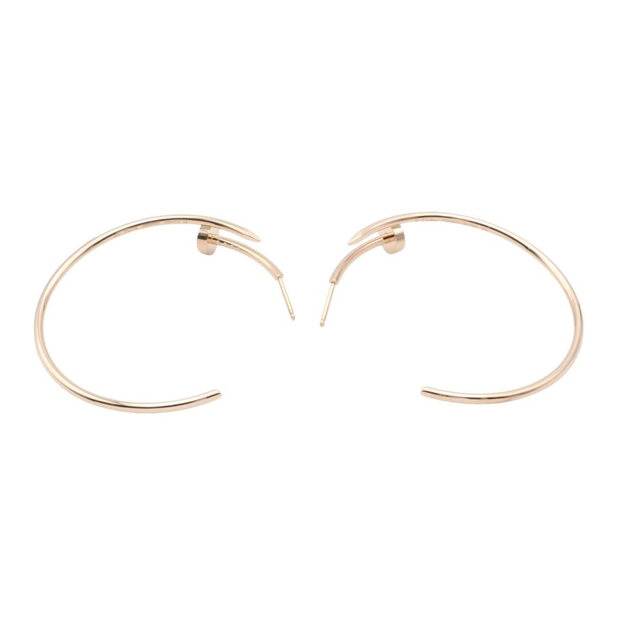Cartier フープピアス ゴールド シルバー Cartier（カルティエ） ジュストアンクルフープ ピアス ブランドオフ