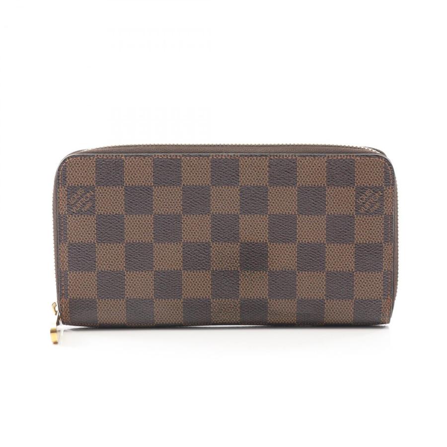 ルイヴィトン ジッピーウォレット ダミエ エベヌ ラウンドファスナー 長財布 LOUIS VUITTON（ルイ・ヴィトン） ジッピーウォレット ダミエエベヌ