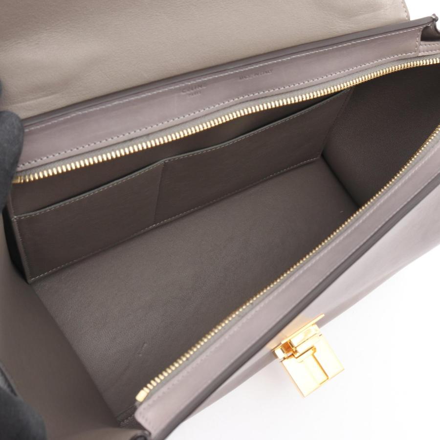 CELINE（セリーヌ） トラペーズ スモール ブランドオフ レザー