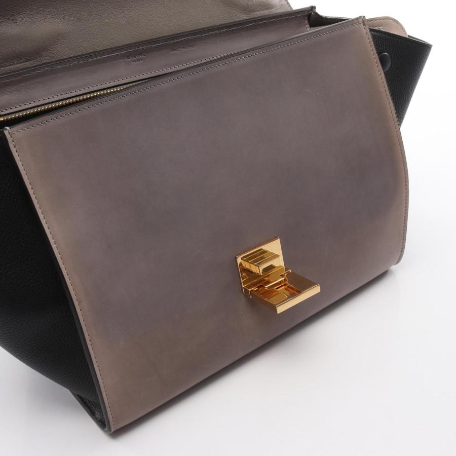 CELINE（セリーヌ） トラペーズ スモール ブランドオフ レザー