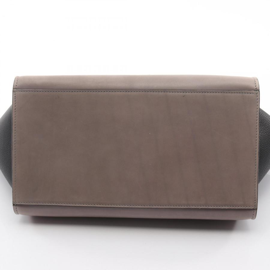 正規品 セリーヌ トラペーズ スモール ハンドバッグ レザー スエード ロゴ金具 CELINE（セリーヌ） トラペーズ スモール ブランドオフ レザー