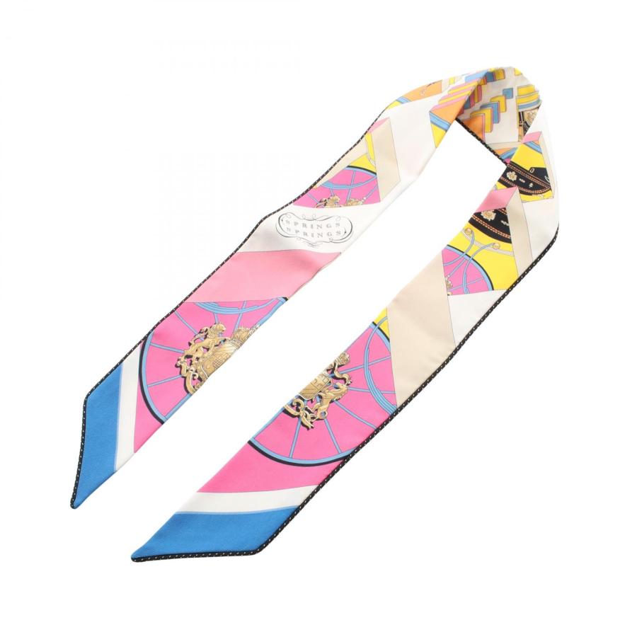 HERMES SPRINGS シルクスカーフ HERMES（エルメス） ツイリー SPRINGS SPRINGS ブランドオフ シルク