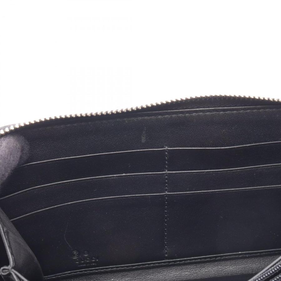 GUCCI（グッチ） マイクログッチシマ ブランドオフ レザー ラウンド長