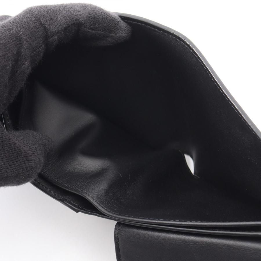 LOEWE（ロエベ） アナグラム ブランドオフ レザー 二つ折り財布 レザー
