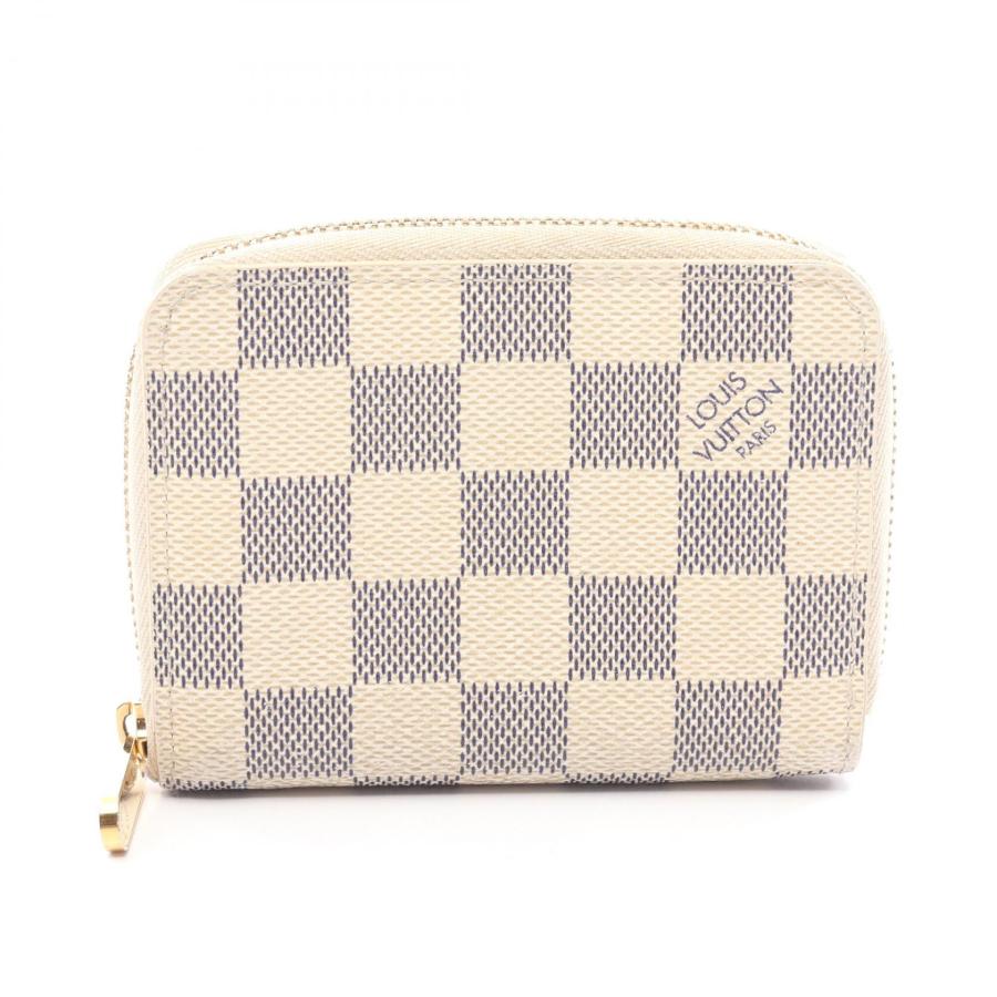 超美品★ルイヴィトン ダミエ アズール ジッピーパース ケース LOUIS VUITTON（ルイ・ヴィトン） コインケース ダミエ アズール