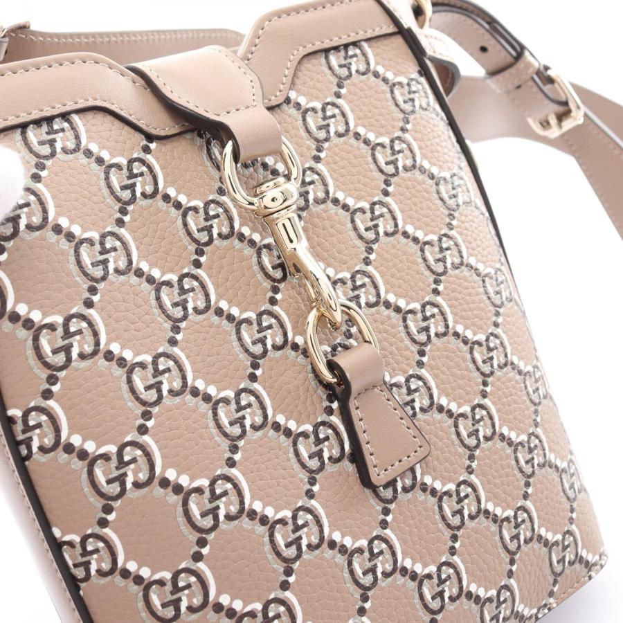 GUCCI（グッチ） GGシャドウ ミニバケット ブランドオフ レザー