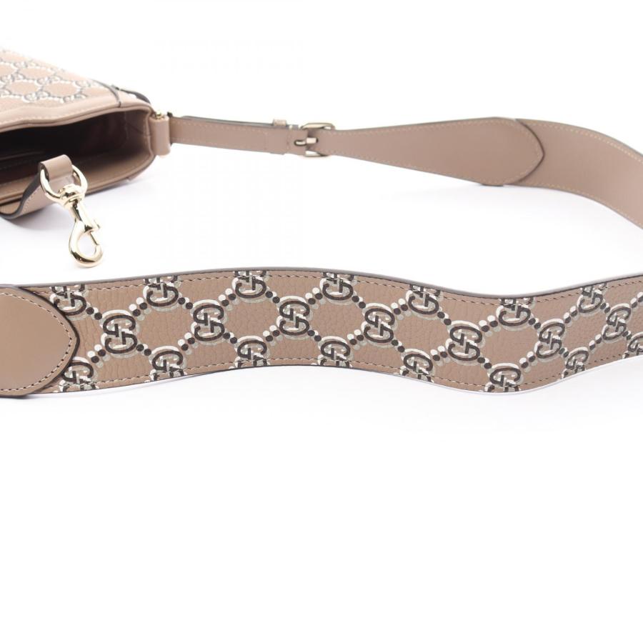 GUCCI（グッチ） GGシャドウ ミニバケット ブランドオフ レザー