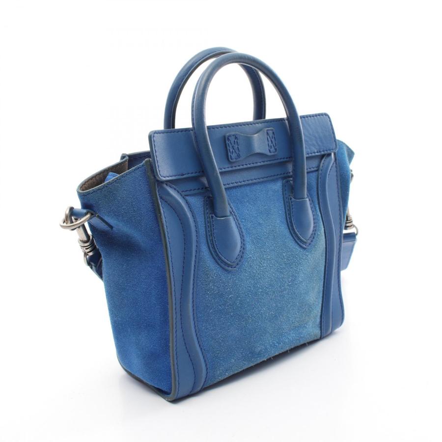 CELINE セリーヌ ラゲージ ナノショッパー ブランドオフ スウェード 