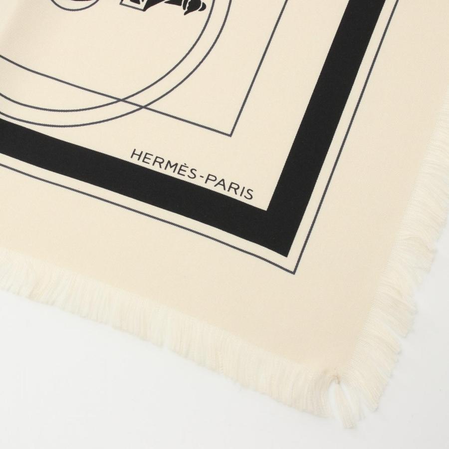 HERMES（エルメス） カレH80 Ex-Libris フリンジ ブランドオフ シルク