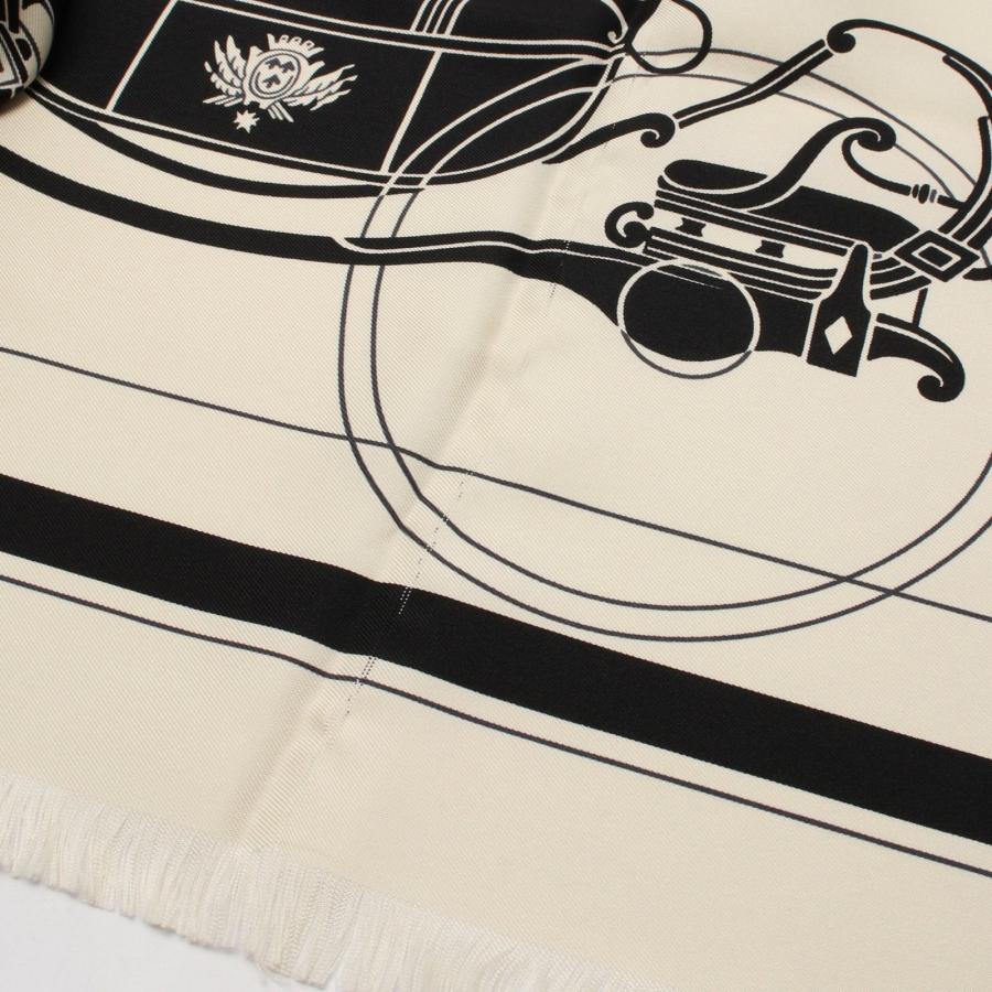 HERMES（エルメス） カレH80 Ex-Libris フリンジ ブランドオフ シルク