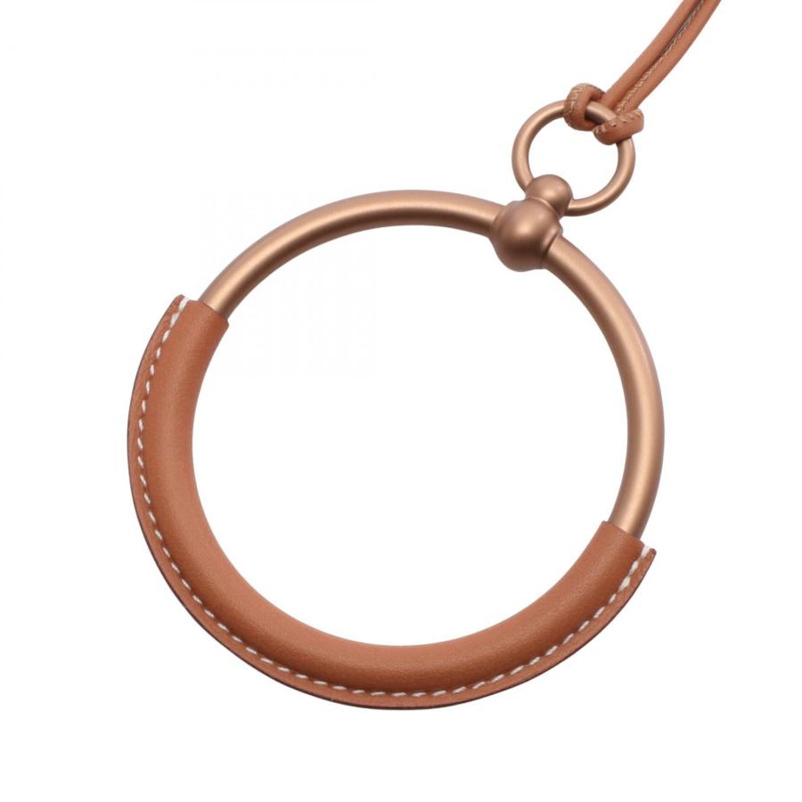 HERMES（エルメス） ループグラン ブランドオフ レザー ネックレス