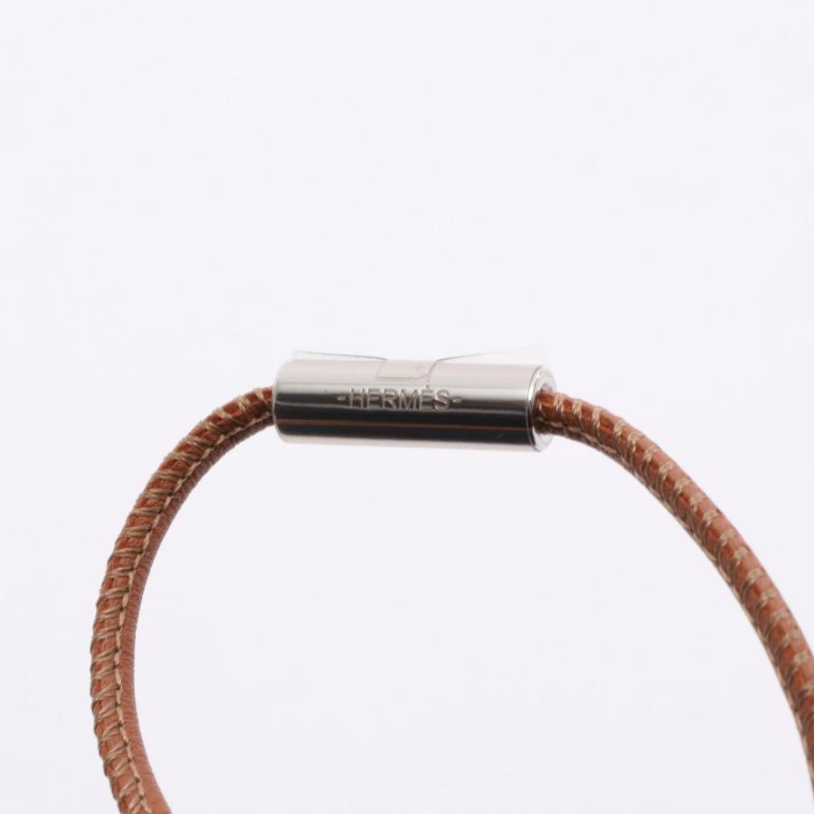 HERMES（エルメス） ループグラン ブランドオフ レザー ネックレス