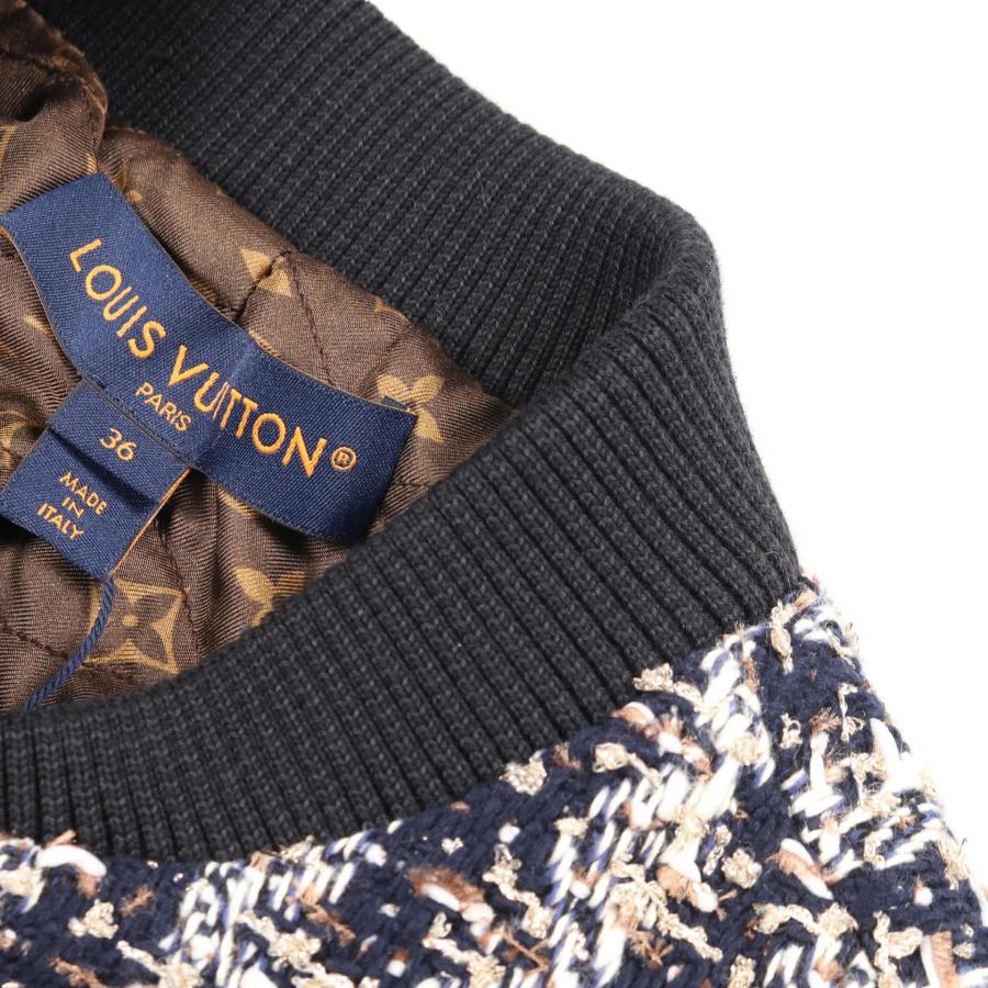極美品 LOUISVUITTON ヴィトン ツイード ベスト リボン ジャケット