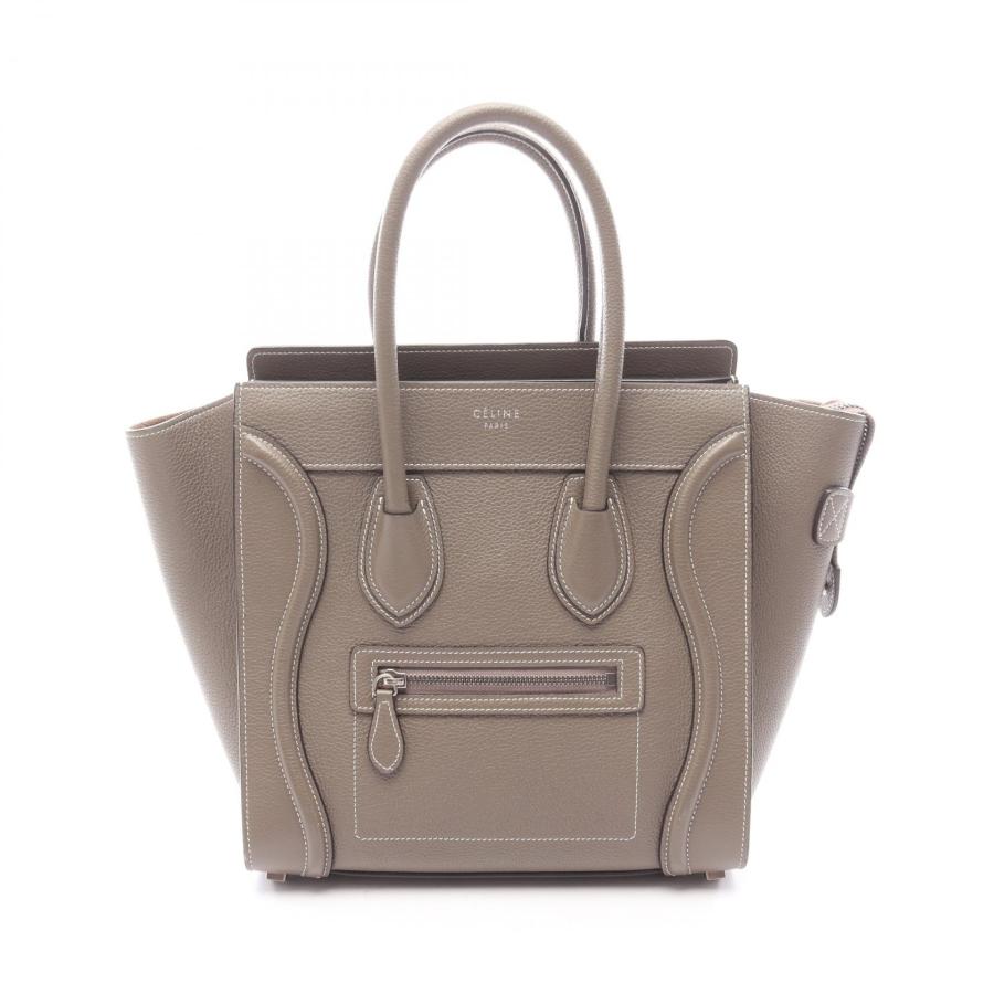 ラゲージ マイクロ ショッパー トートバッグ CELINE（セリーヌ） ラゲージ マイクロショッパー ブランドオフ レザー
