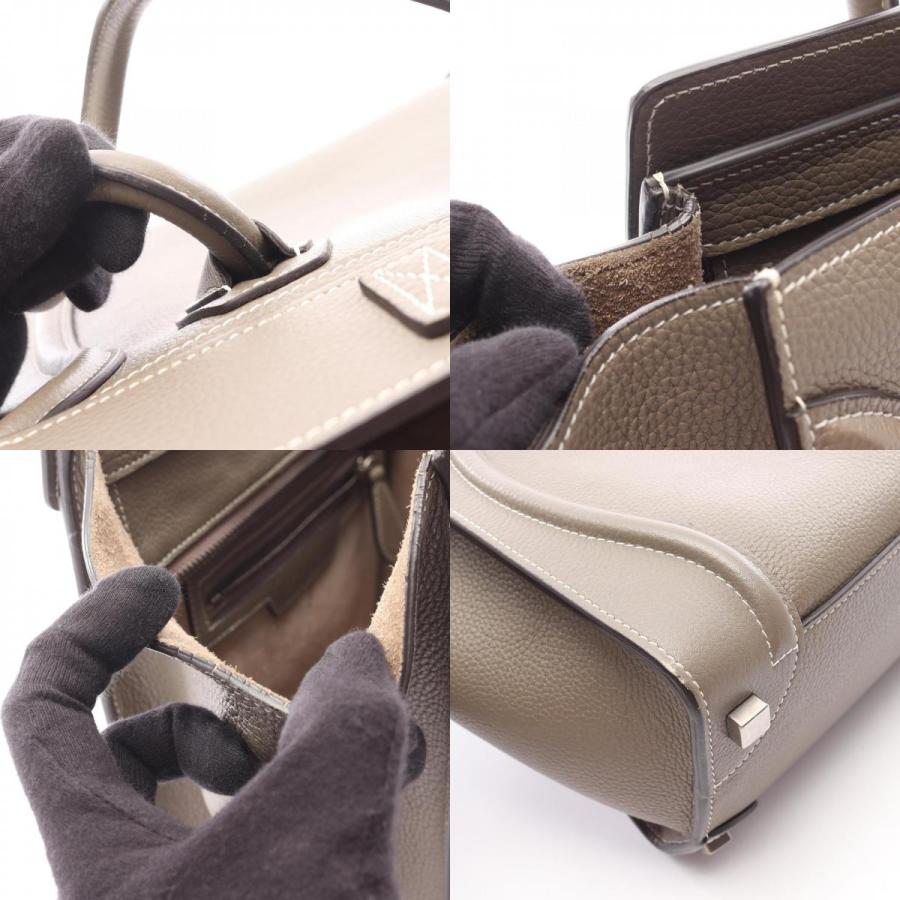 CELINE（セリーヌ） ラゲージ マイクロショッパー ブランドオフ レザー