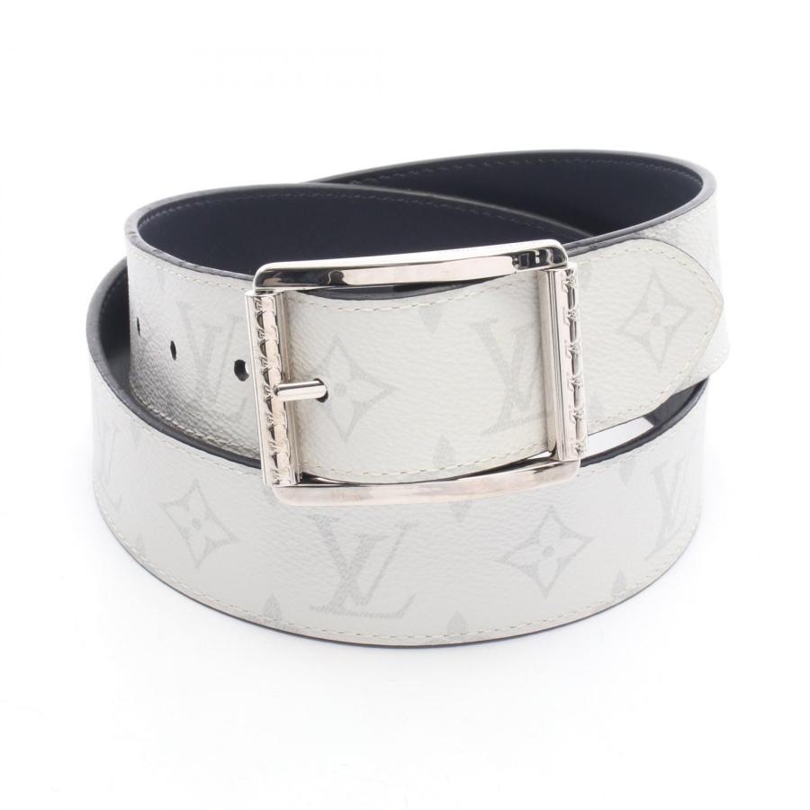 LOUIS VUITTON ルイ・ヴィトン ベルト サンチュール リヴェルソ 40MM モノグラム シルバー金具 リバーシブル LOUIS VUITTON（ルイ・ヴィトン） サンチュール リヴェルソ 40MM