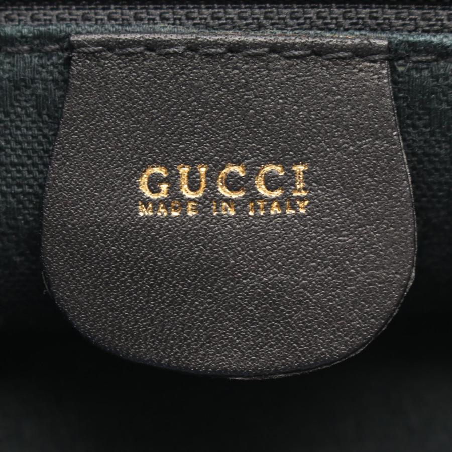 GUCCI（グッチ） バンブー ブランドオフ レザー リュックサック バック