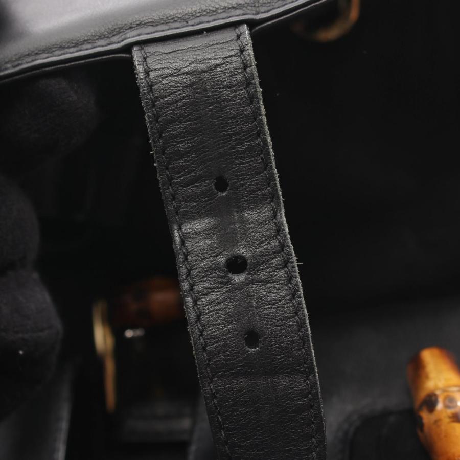 GUCCI（グッチ） バンブー ブランドオフ レザー リュックサック バック