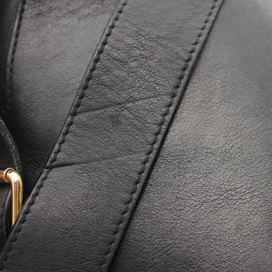 GUCCI（グッチ） バンブー ブランドオフ レザー リュックサック バック