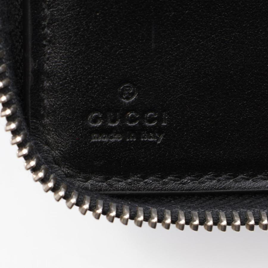 【美品】Gucci グッチ GG柄 エンボス ジッピーパース レザー GUCCI（グッチ） GGエンボス ブランドオフ レザー ラウンド長財布