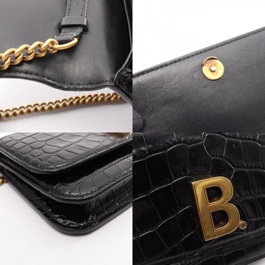 BALENCIAGA（バレンシアガ） B. ビードット クロコ型押し ブランドオフ