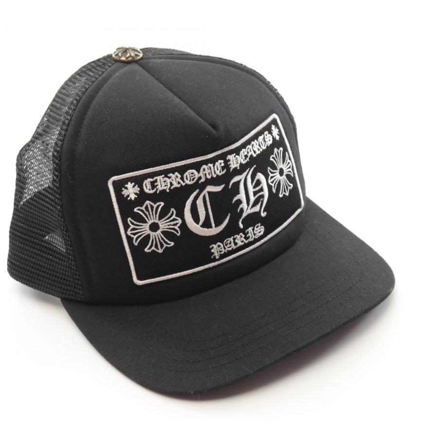 クロムハーツ トラッカーキャップ CHパッチクロスボール メッシュ ブラック クロムハーツ TRUCKER CAP CHパッチクロスボール ブランドオフ CHROME