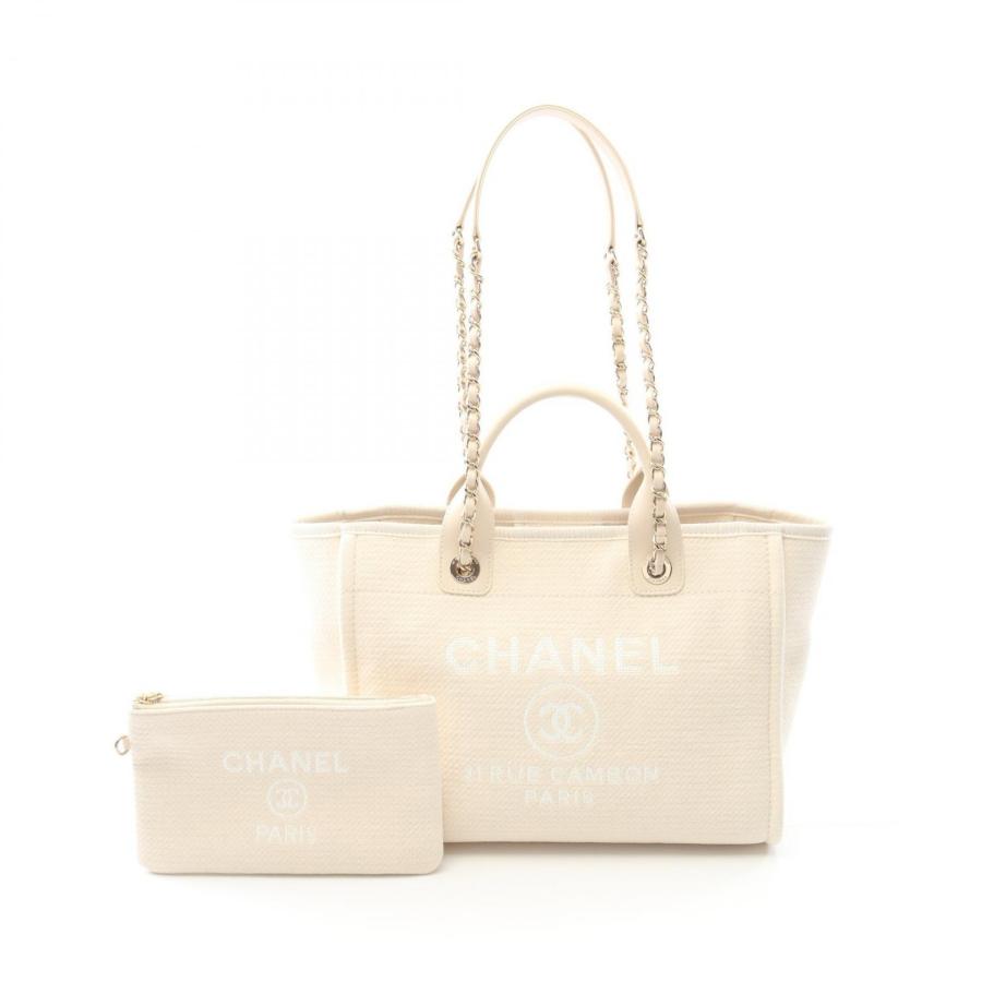 CHANEL（シャネル） ドーヴィル スモール ブランドオフ キャンバス