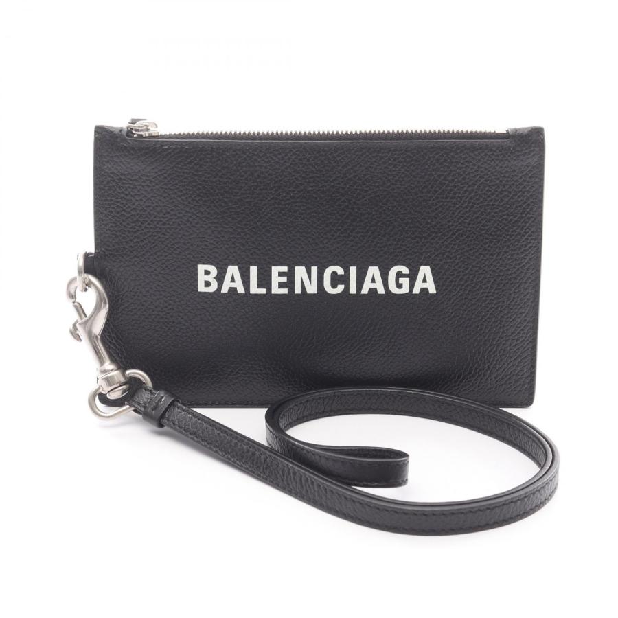 BALENCIAGA（バレンシアガ） フラグメントケース ブランドオフ レザー