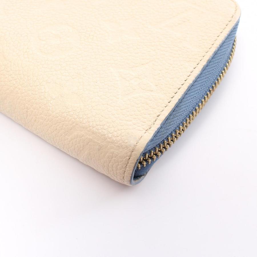 Louis Vuitton クリーム色 長財布 LOUIS VUITTON ルイ・ヴィトン ジッピーウォレット クリーム