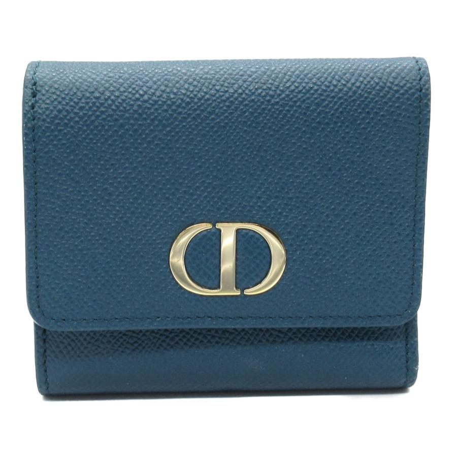 ディオール 三つ折り財布 ブランドオフ Dior レザー 中古 レディース  
