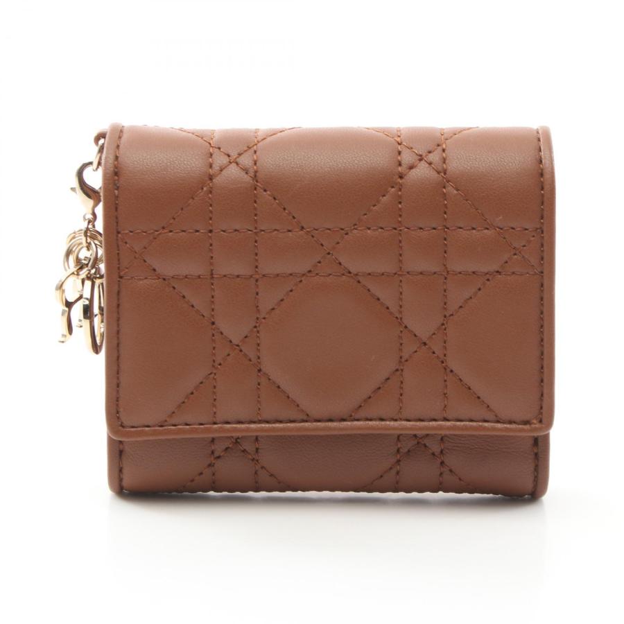 ディオール LADY DIOR ロータスウォレット ブランドオフ Dior ディオール LADY DIOR ロータスウォレット ブランドオフ Dior