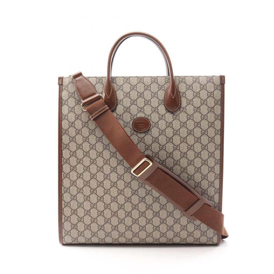 GUCCI（グッチ） インターロッキングG ミディアムトート GGスプリーム 