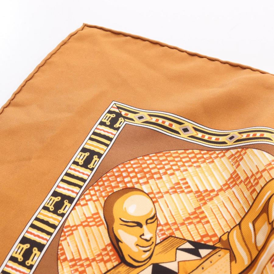 HERMES（エルメス） カレ90 Au son du Tam tam ブランドオフ シルク