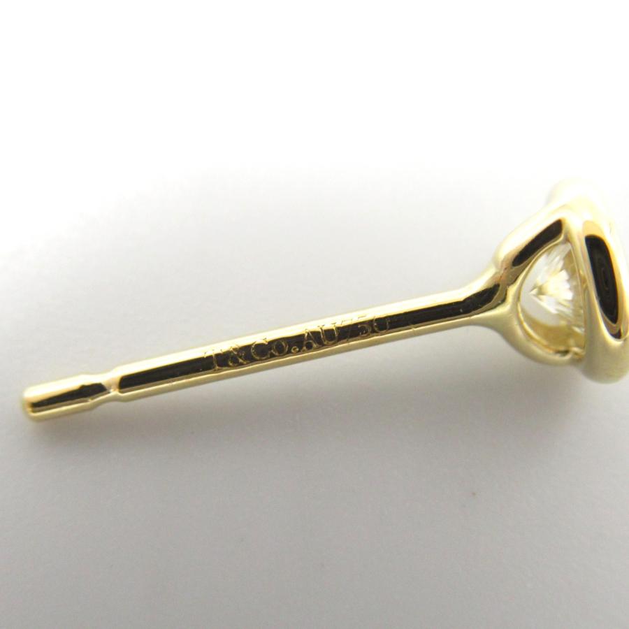 【値下げ】ティファニー K18ゴールド　バイザヤード ピアス　片耳のみ 値下げ】ティファニー K18ゴールド バイザヤード ピアス 片耳のみ
