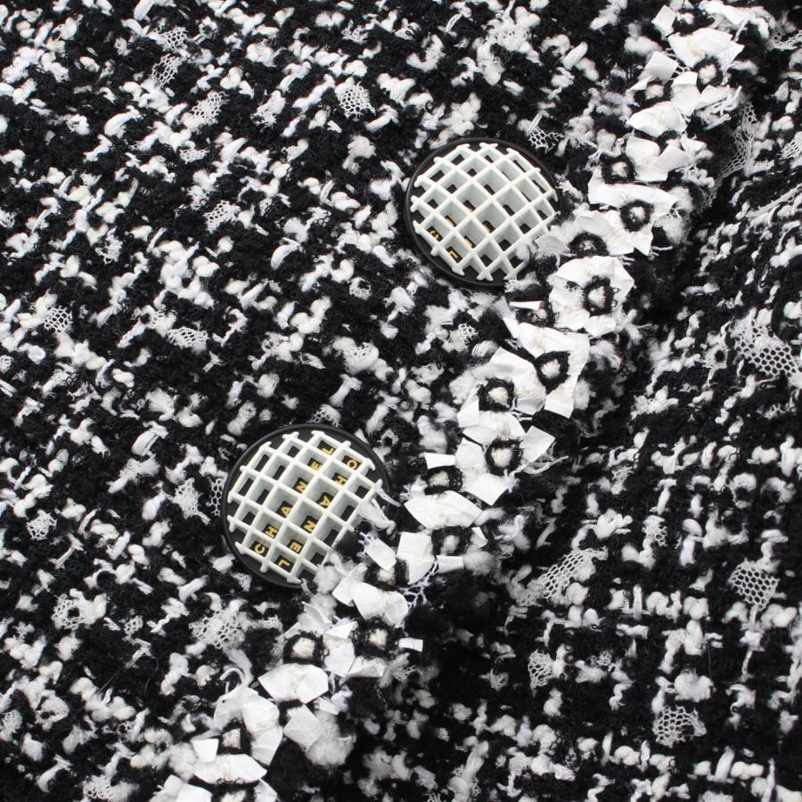 CHANEL（シャネル） ツイード ブランドオフ ナイロン ノーカラー 