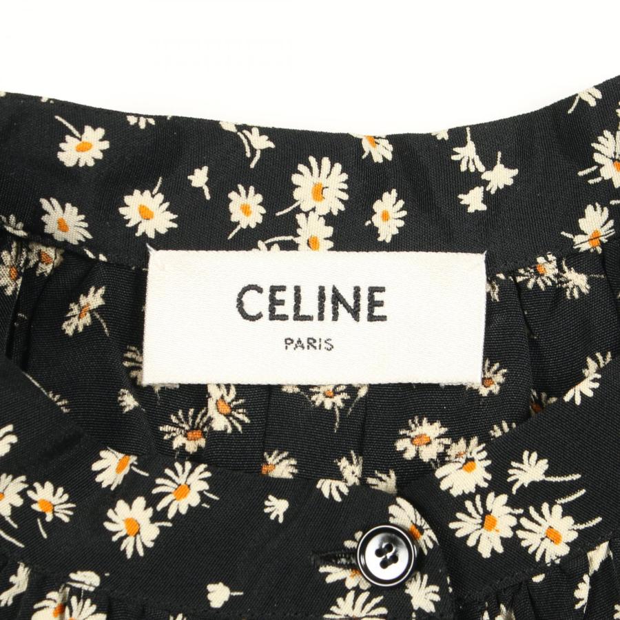 old Celine デイジーチュニック　ワンピース　美品 CELINE（セリーヌ） デイジー ミディドレス ブランドオフ レーヨン