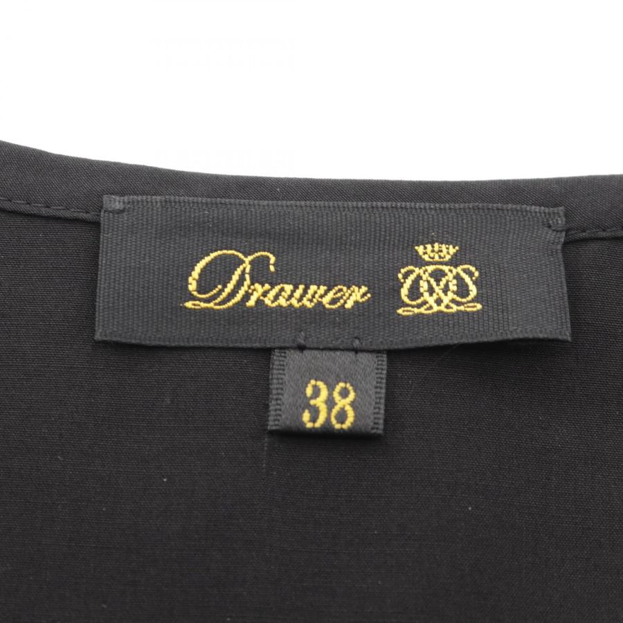 DRAWER（ドゥロワー） シースルー ブランドオフ シルク ノーカラー