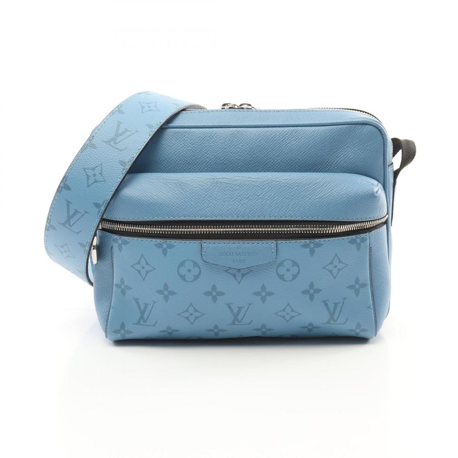 【美品】ルイヴィトン タイガラマ アウトドアメッセンジャー ショルダーバッグ 青 LOUIS VUITTON（ルイ・ヴィトン） アウトドアメッセンジャーPM