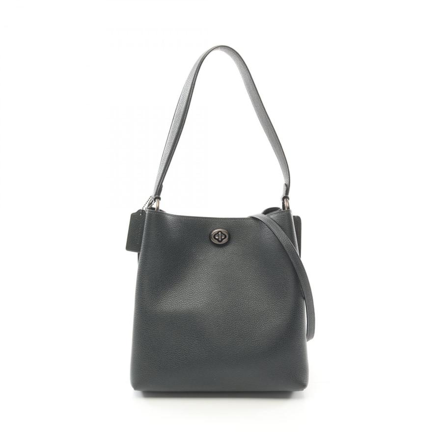 COACH コーチ チャーリー バケット ブランドオフ レザー ショルダー  